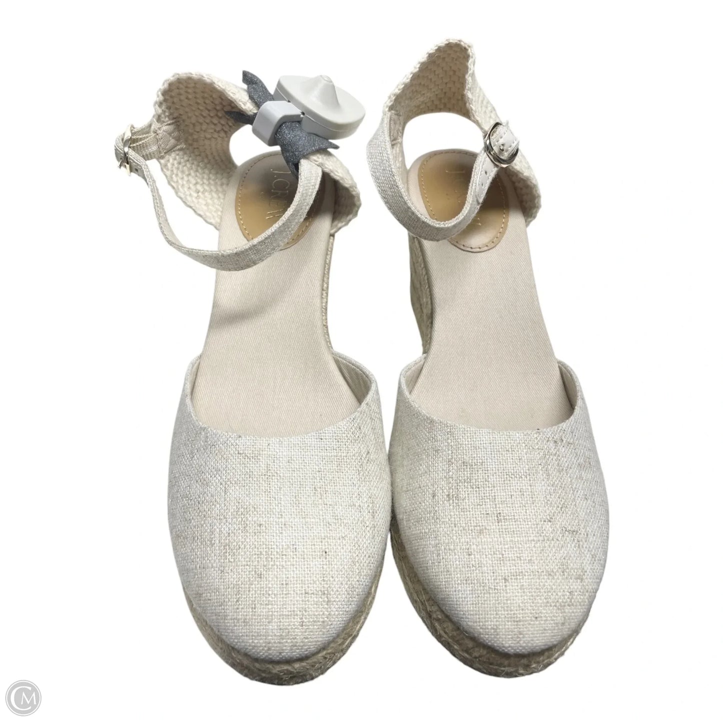 Sandals Heels Wedge By J. Crew In Beige, Size: 6.5