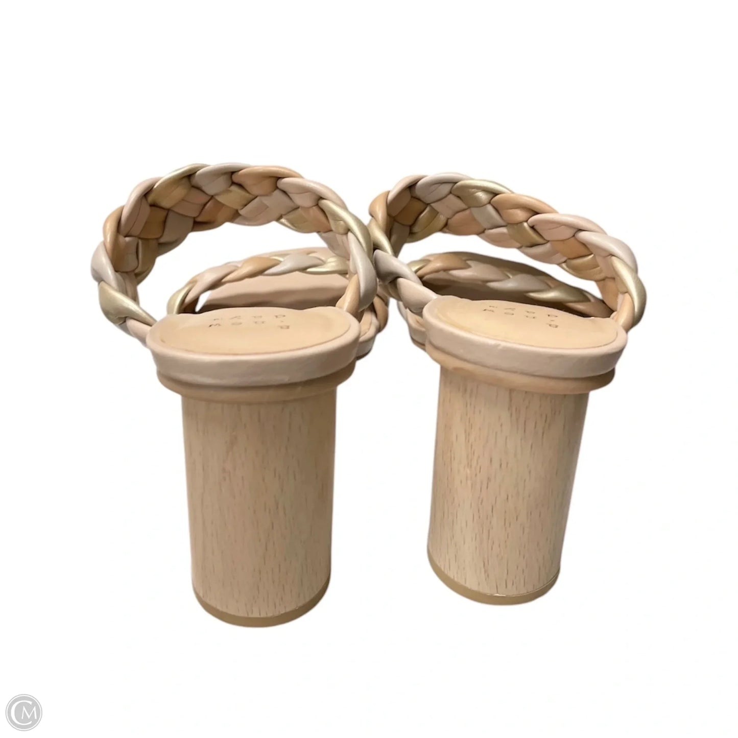 Sandals Heels Block By A New Day In Beige, Size: 6.5