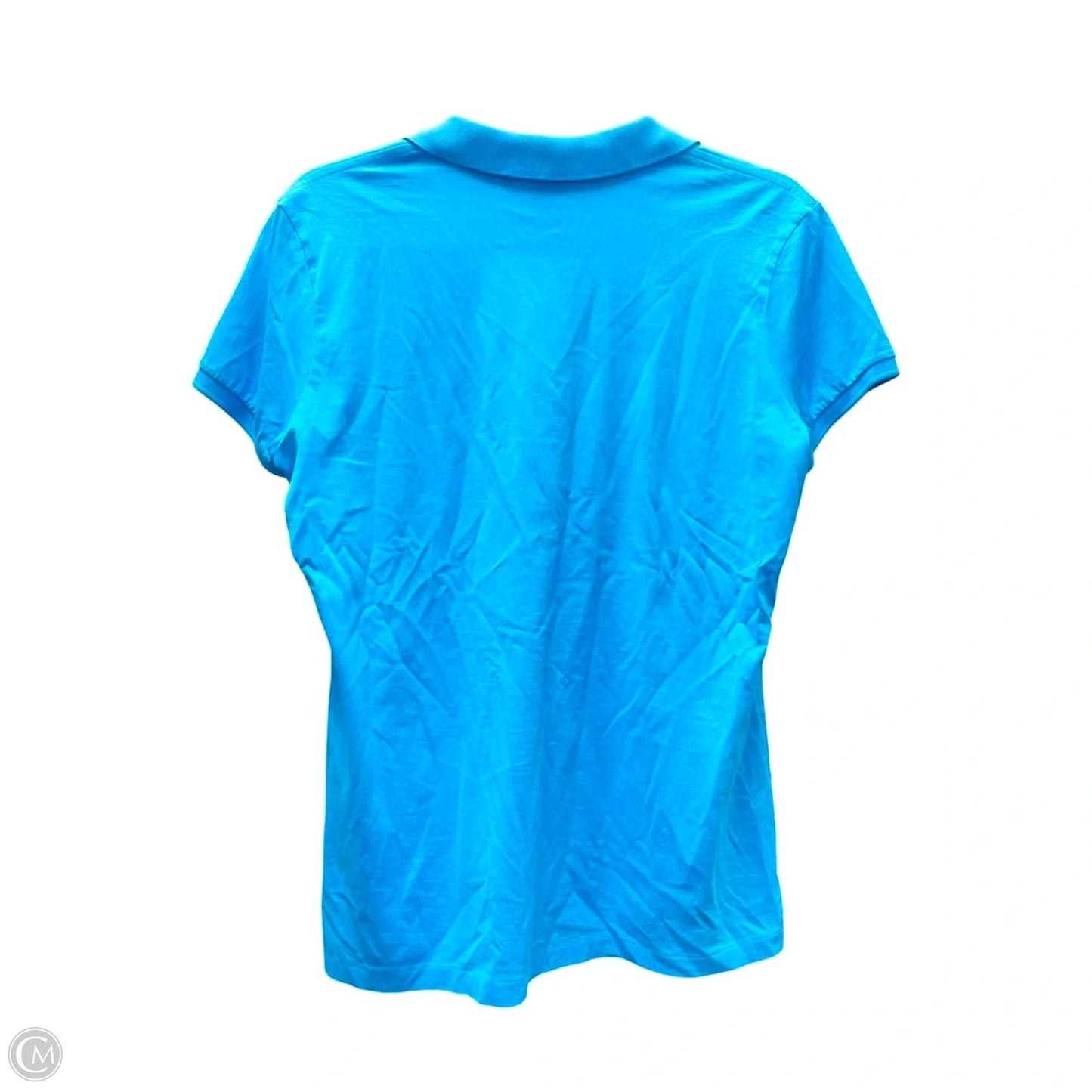 Top Short Sleeve By Ralph Lauren In Blue, Size: M
