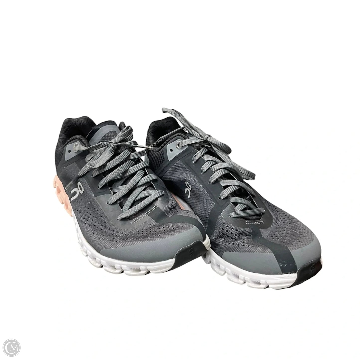 Shoes Athletic By On Cloud In Black & Grey, Size: 7