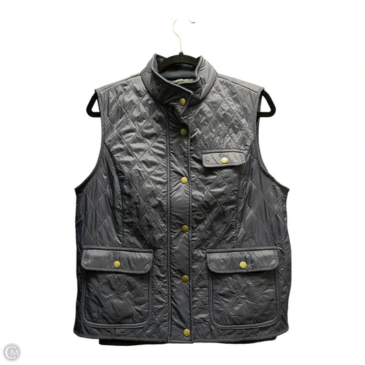 Vest Puffer & Quilted By Talbots In Navy, Size: L