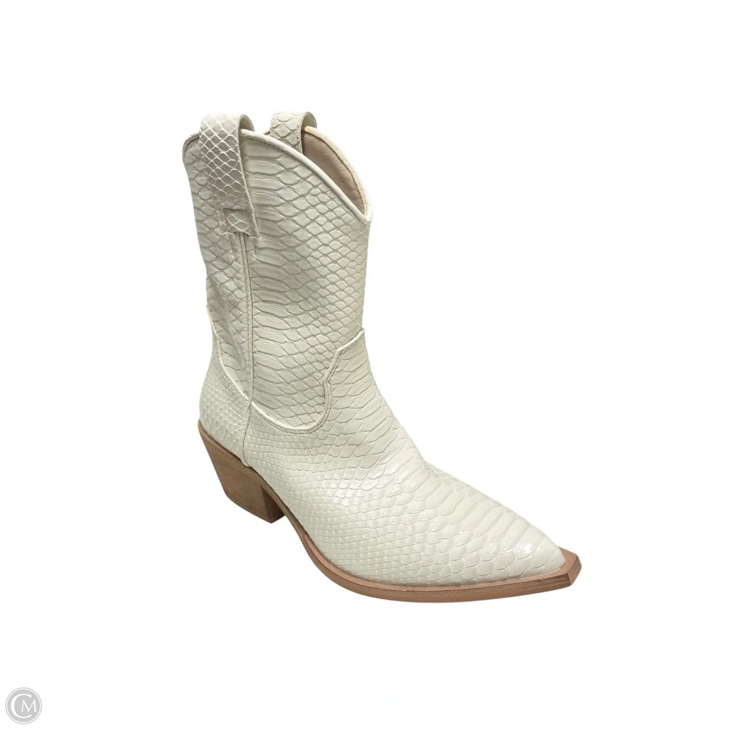 Boots Western By Mi iM In Ivory, Size: 6