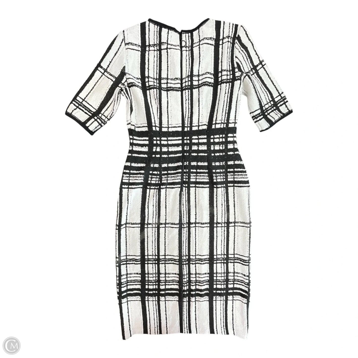Dress Casual Short By Taylor In Black & White, Size: M