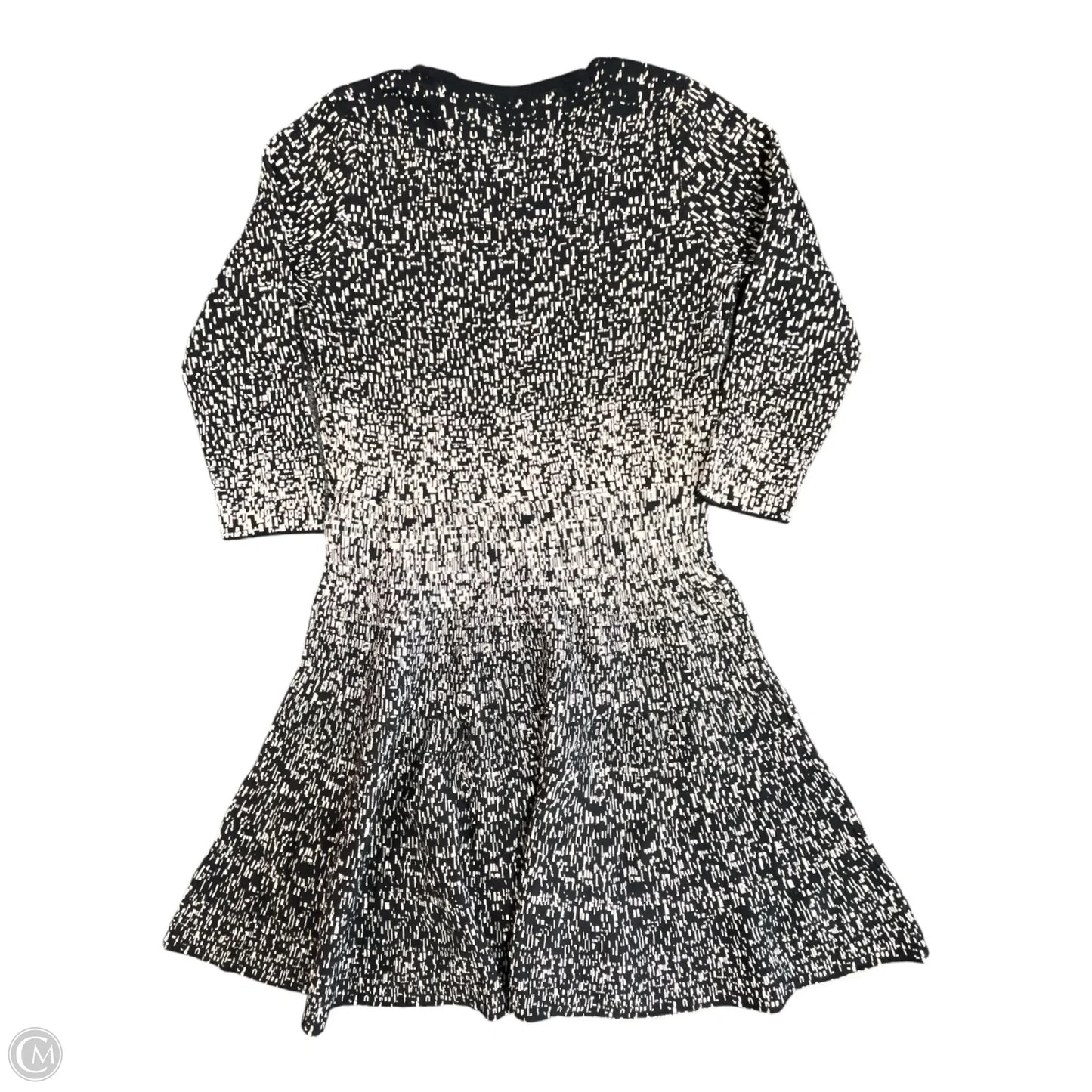 Dress Party Short By Carmen By Carmen Marc Valvo In Black & Gold, Size: M