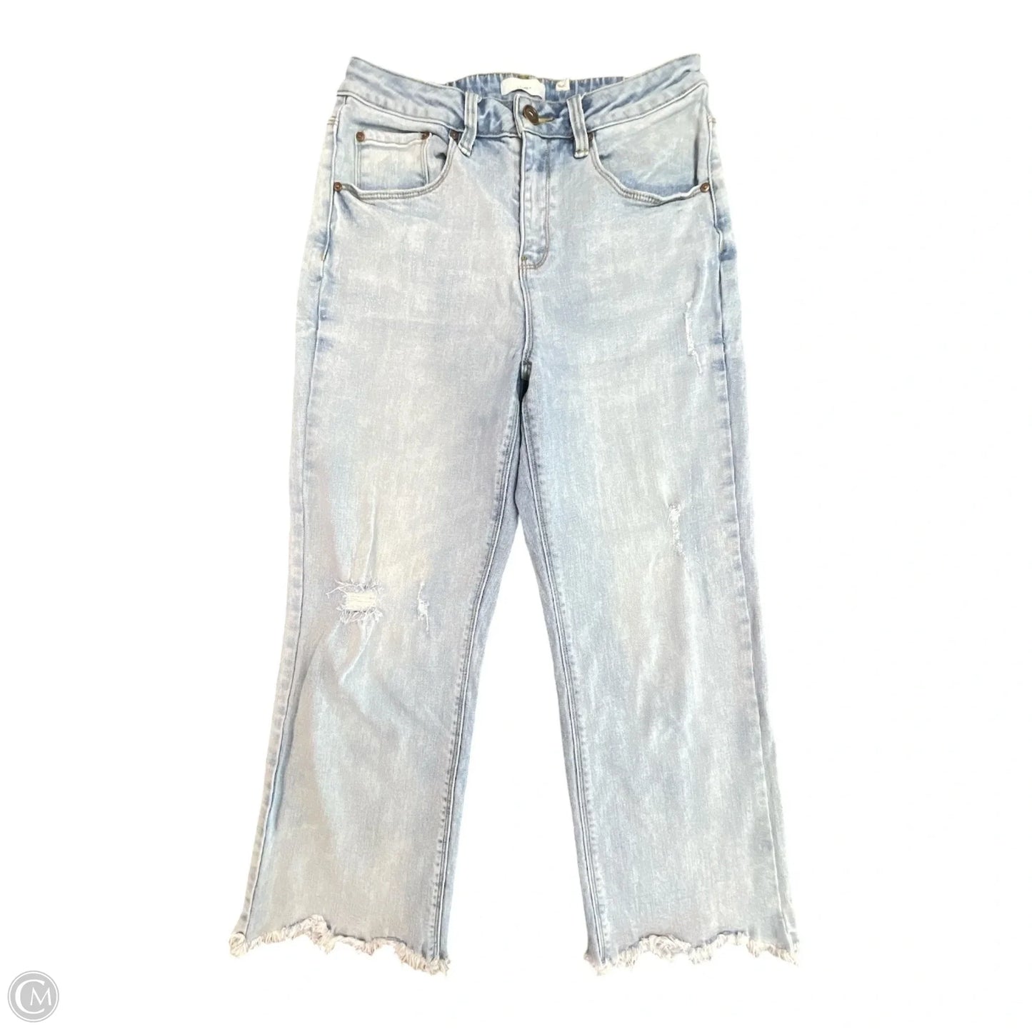 Jeans Straight By A Loves A In Blue Denim, Size: 4