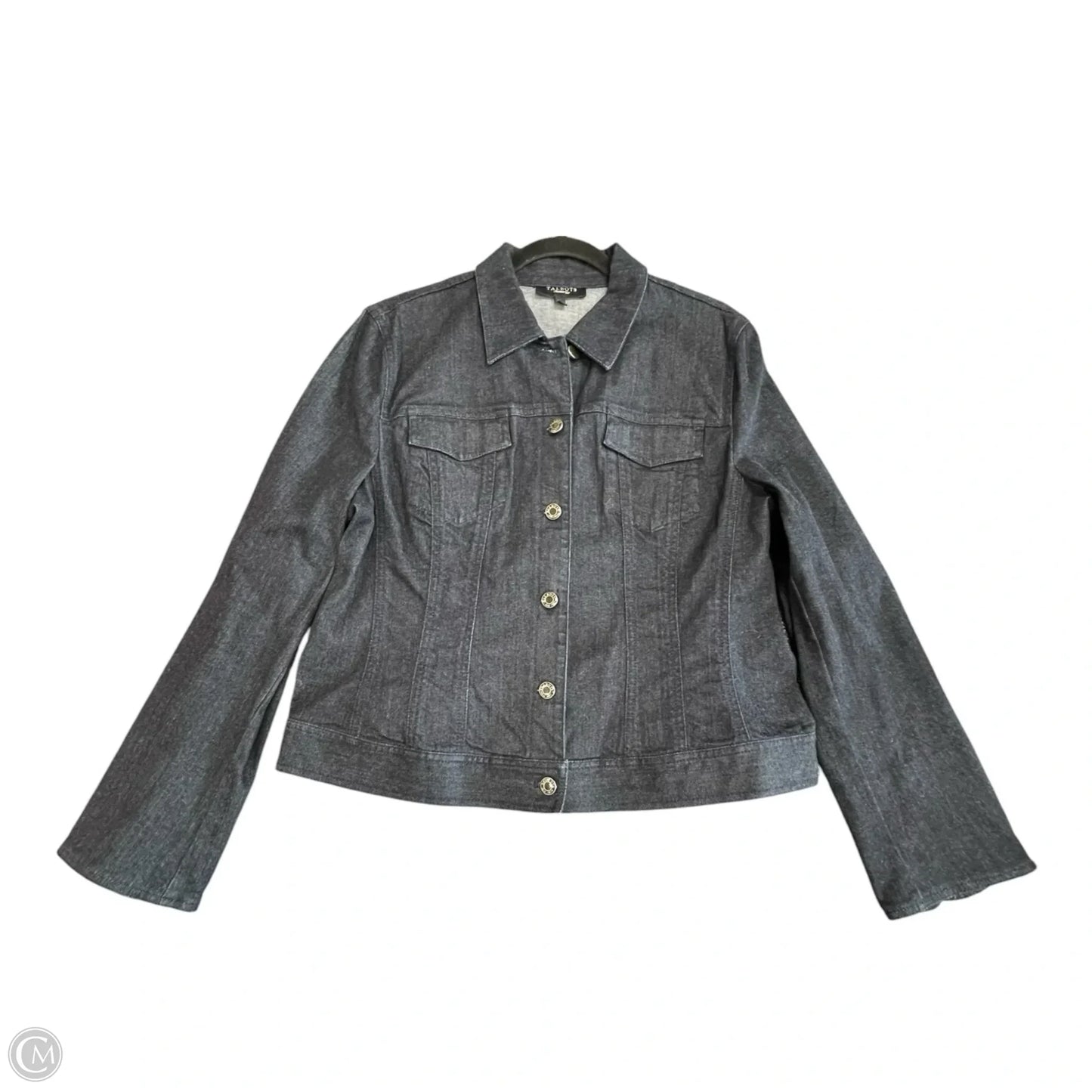 Jacket Denim By Talbots In Blue Denim, Size: Xl