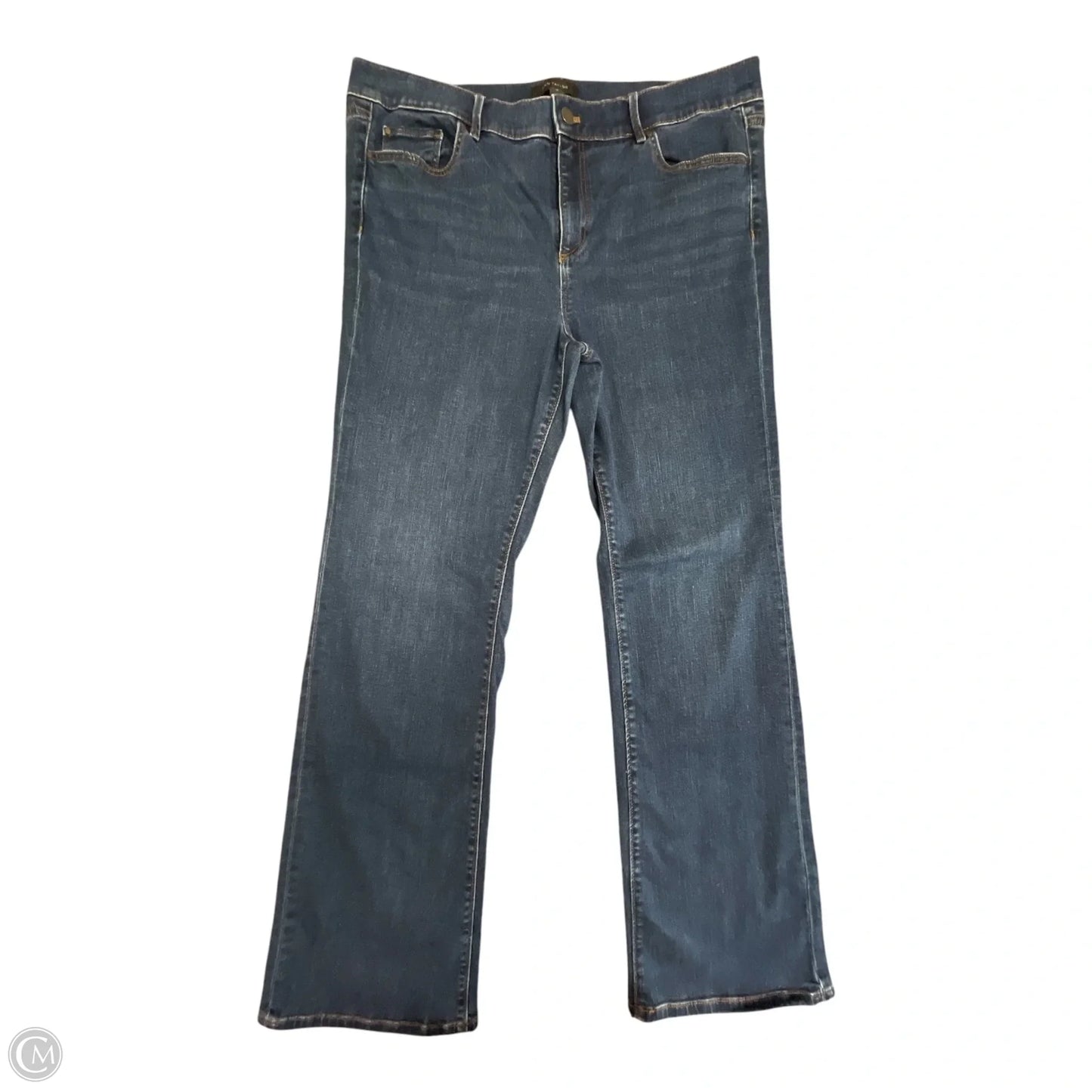 Jeans Boot Cut By Ann Taylor In Blue Denim, Size: 14