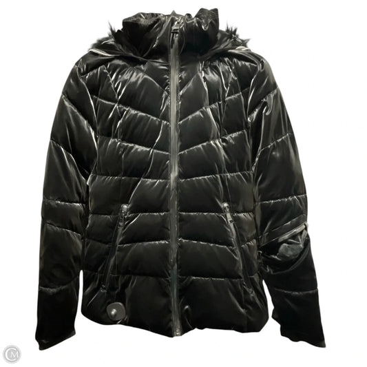 Coat Designer By Karl Lagerfeld In Black, Size: S