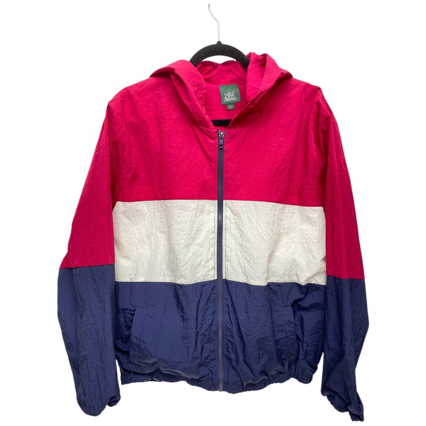 Jacket Other By Wild Fable In Blue & Red & White, Size: L