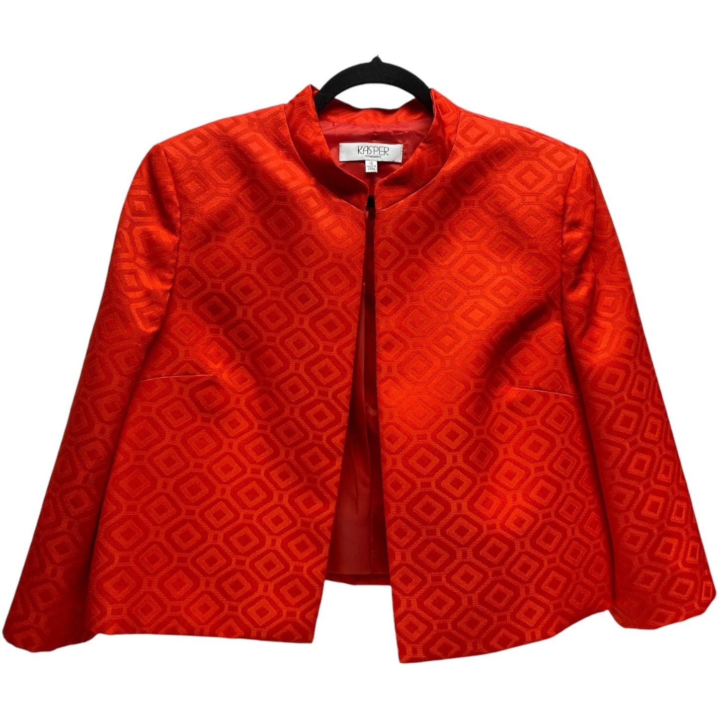 Blazer By Kasper In Red, Size: Xl