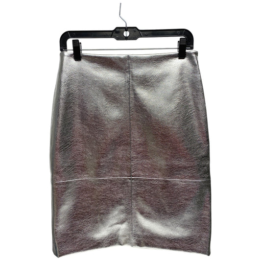 Skirt Mini & Short By H&m In Silver, Size: 6