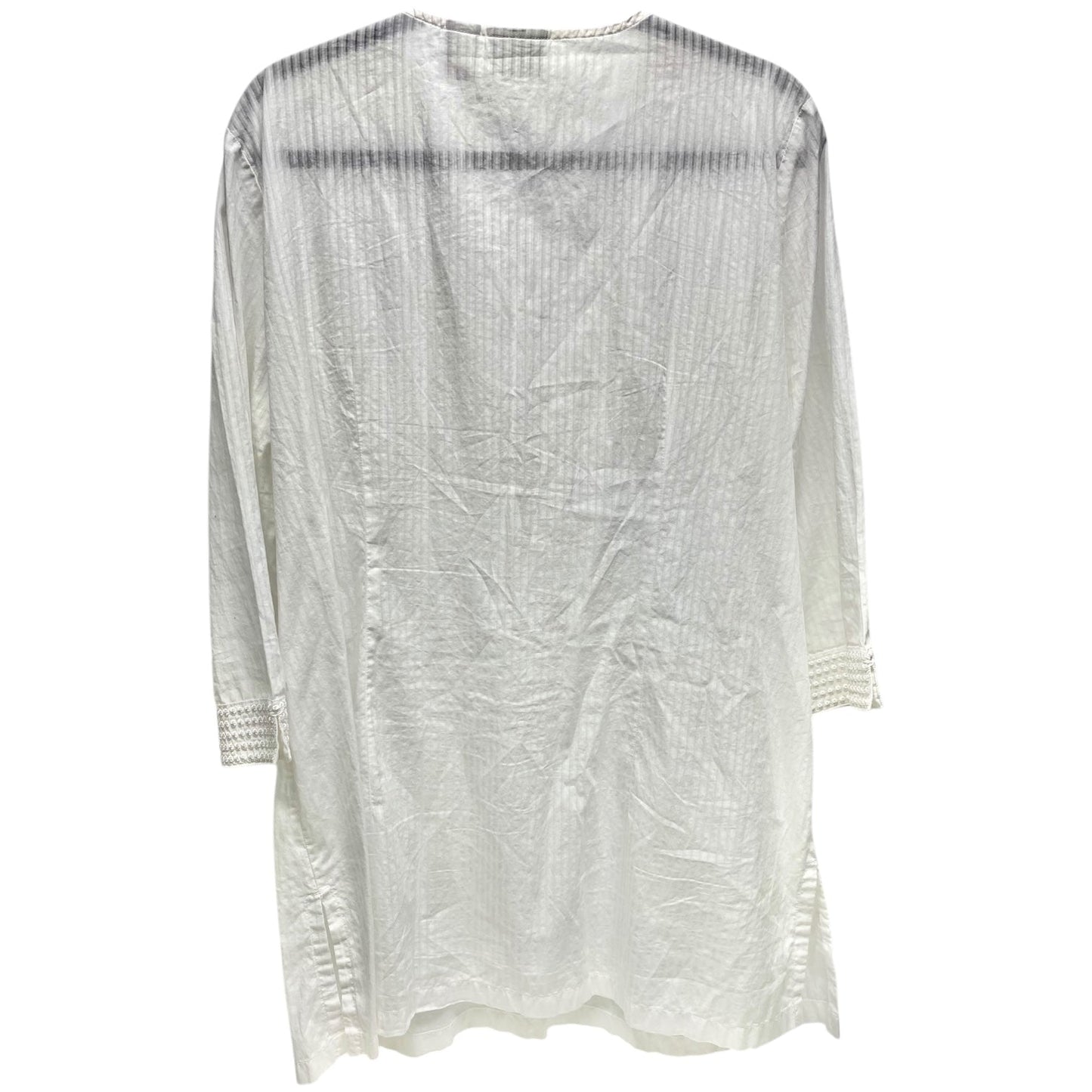 Blouse 3/4 Sleeve By Chicos In White, Size: Xl