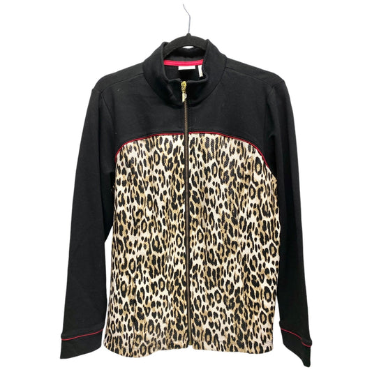 Jacket Other By Chicos In Animal Print, Size: L