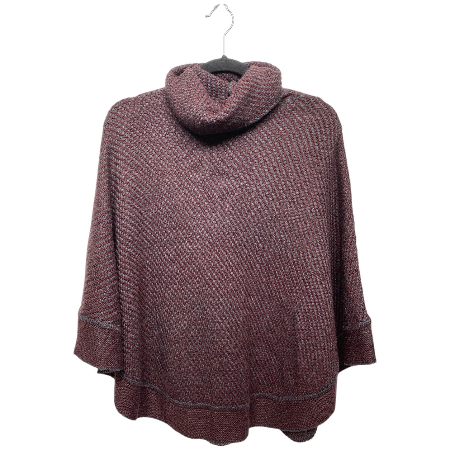 Poncho By Romeo And Juliet In Maroon, Size: S