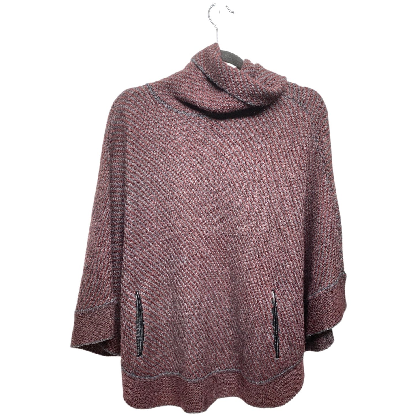 Poncho By Romeo And Juliet In Maroon, Size: S