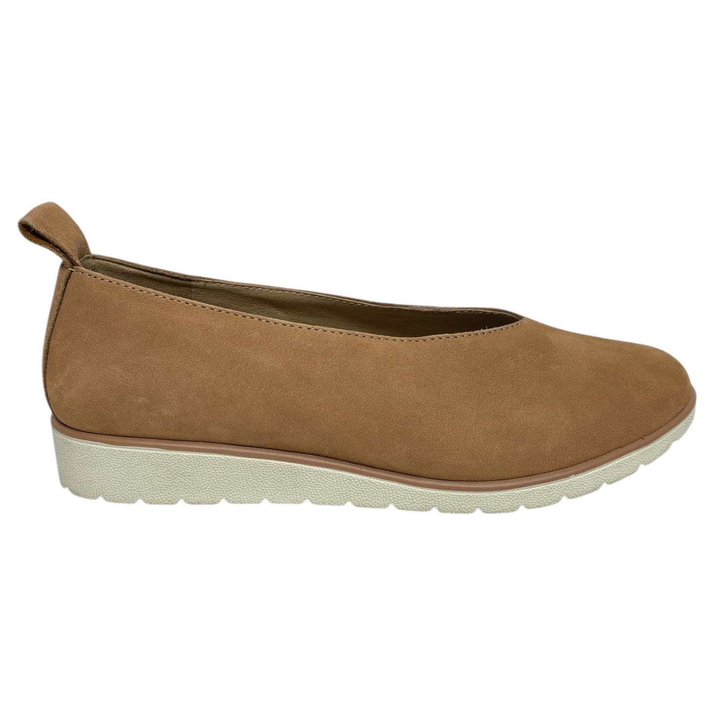 Shoes Heels Wedge By Eileen Fisher In Tan, Size: 6.5