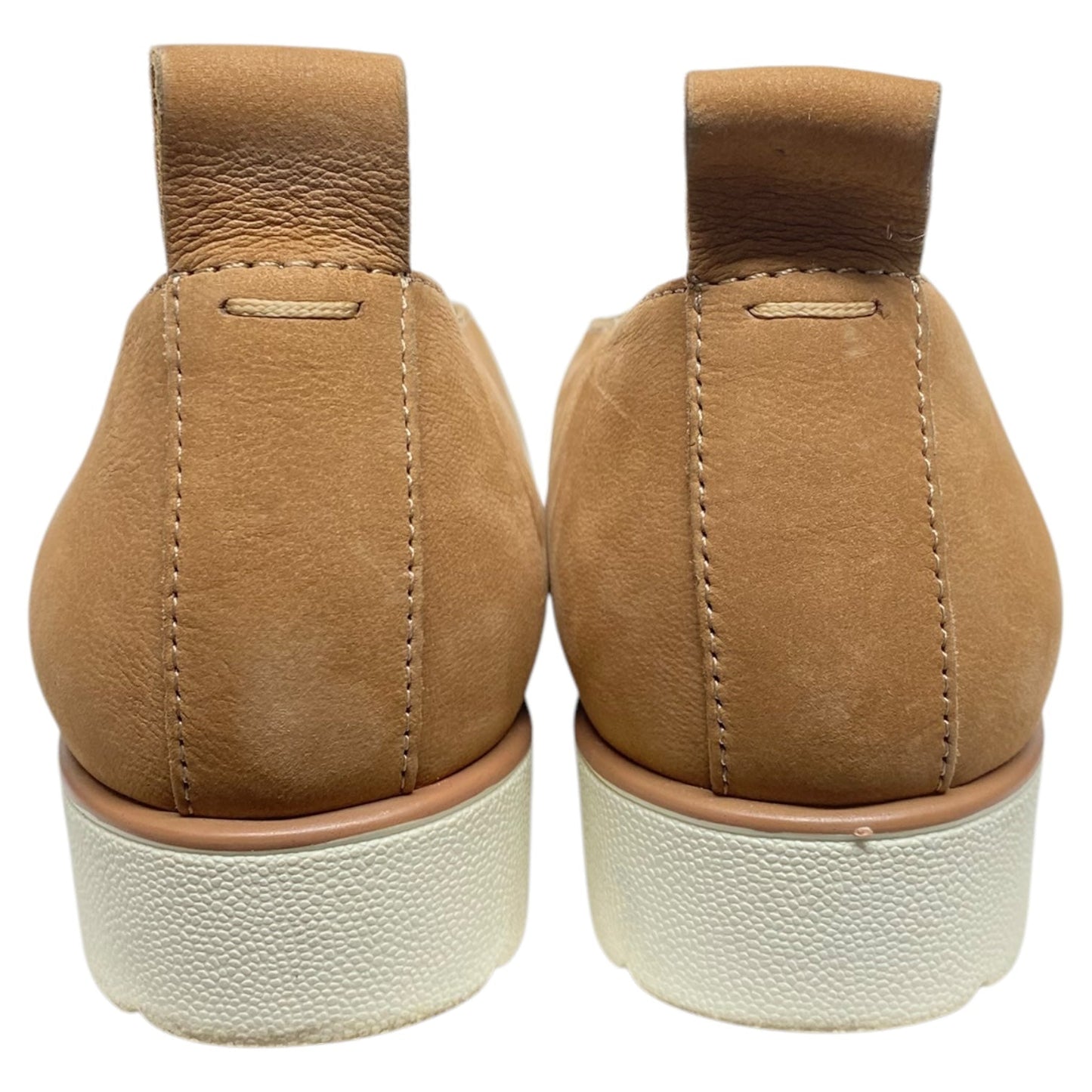 Shoes Heels Wedge By Eileen Fisher In Tan, Size: 6.5