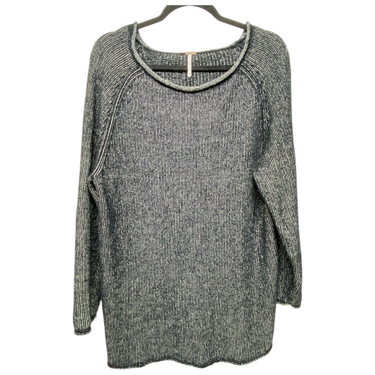 Sweater By Free People In Black & White, Size: Xs