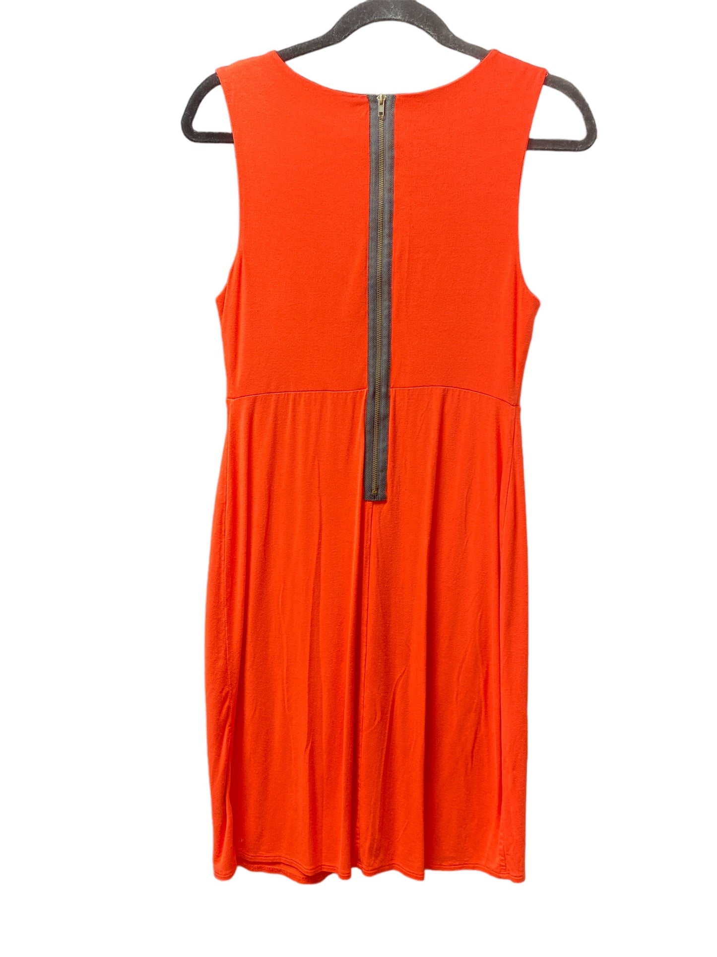 Orange Dress Casual Short Clothes Mentor, Size S