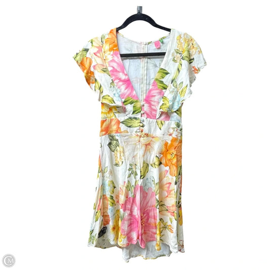 Dress Designer By Farm Rio In Animal Print, Size: S