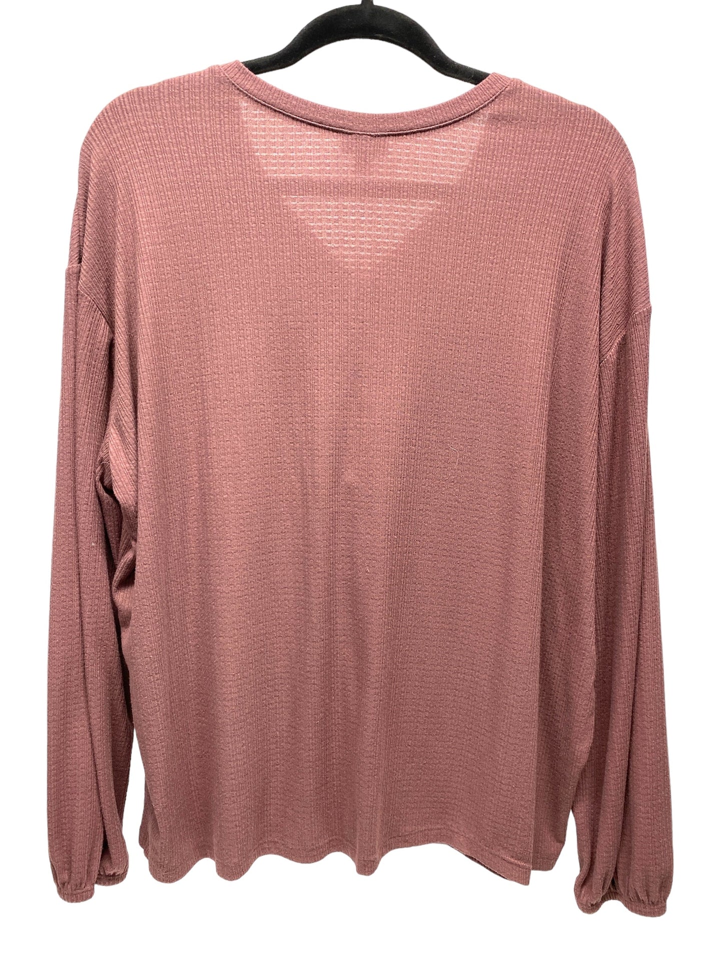 Top Long Sleeve By Torrid In Pink, Size: Xl