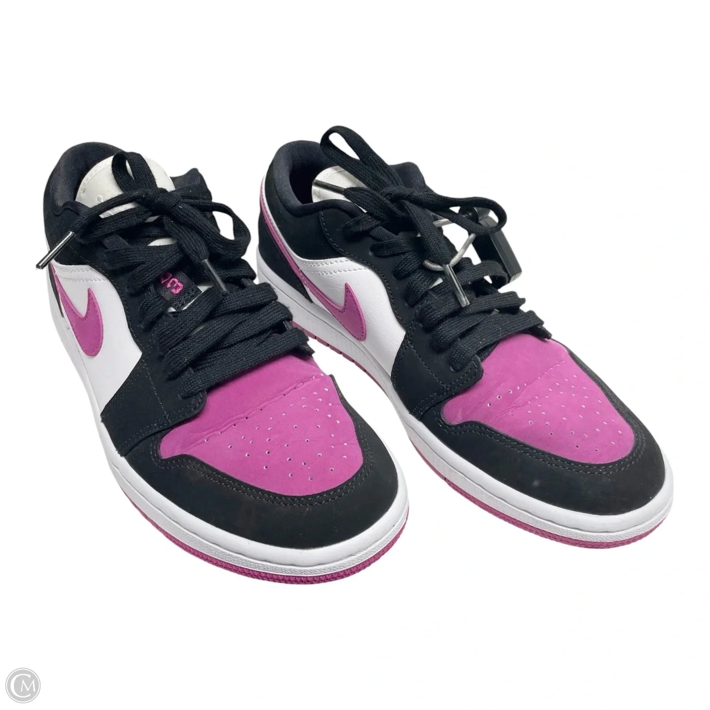 Shoes Luxury Designer By Jordan In Black & Purple, Size: 8