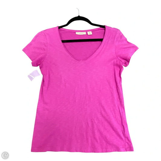 Top Short Sleeve Basic By Christian Siriano In Purple, Size: Xs