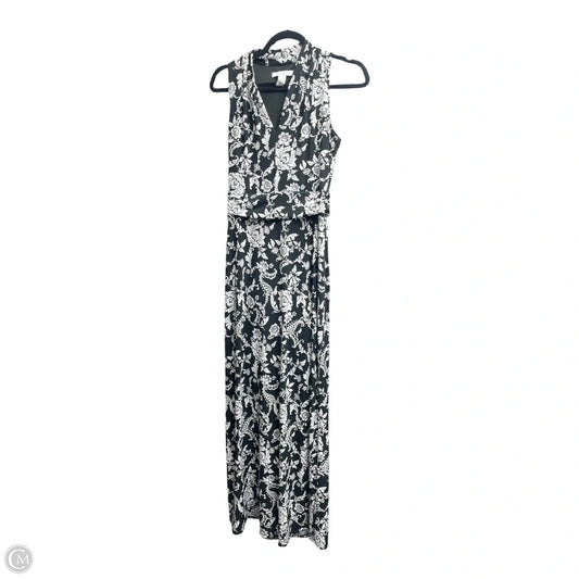Dress Casual Maxi By White House Black Market In Black & White, Size: Xs