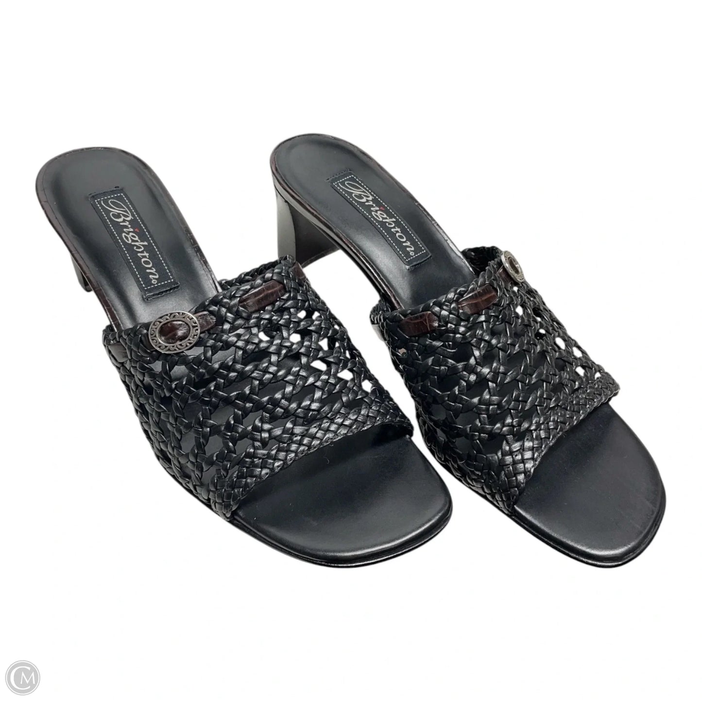 Sandals Heels Block By Brighton In Black, Size: 7