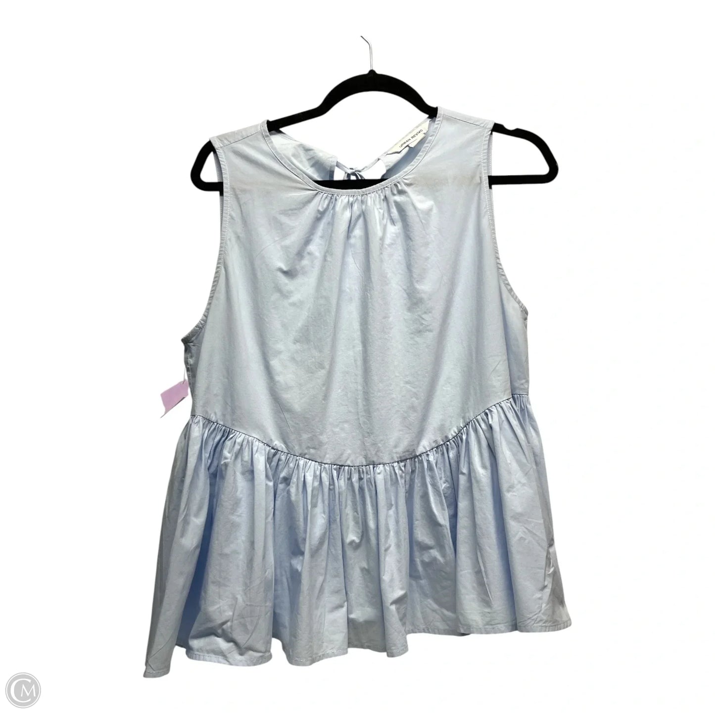 Top Sleeveless By URBAN REVIVO  In Blue, Size: L