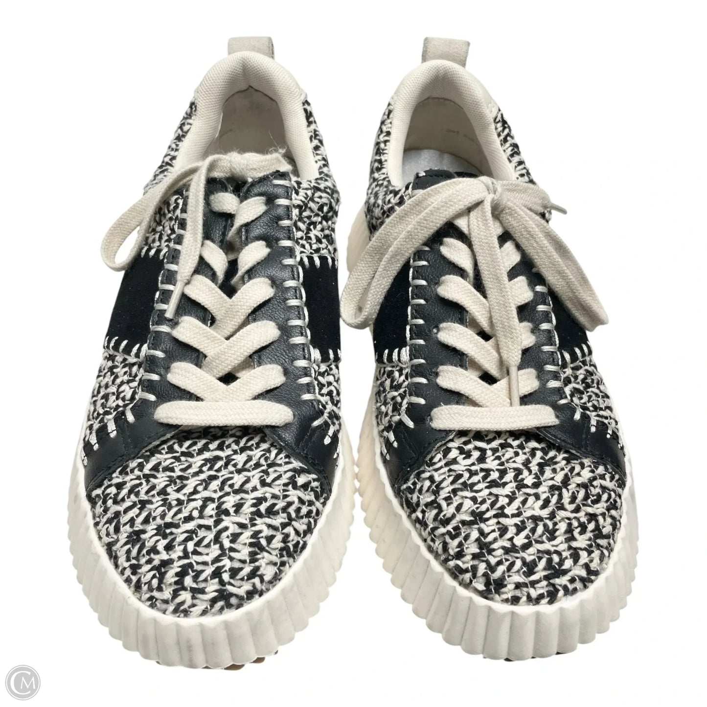 Shoes Sneakers By Dolce Vita In Black & White, Size: 8