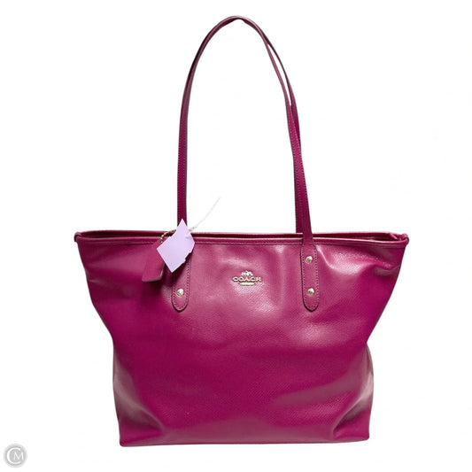 Tote Designer By Coach, Size: Large