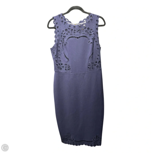 Dress Work By Ted Baker In Navy, Size: 4