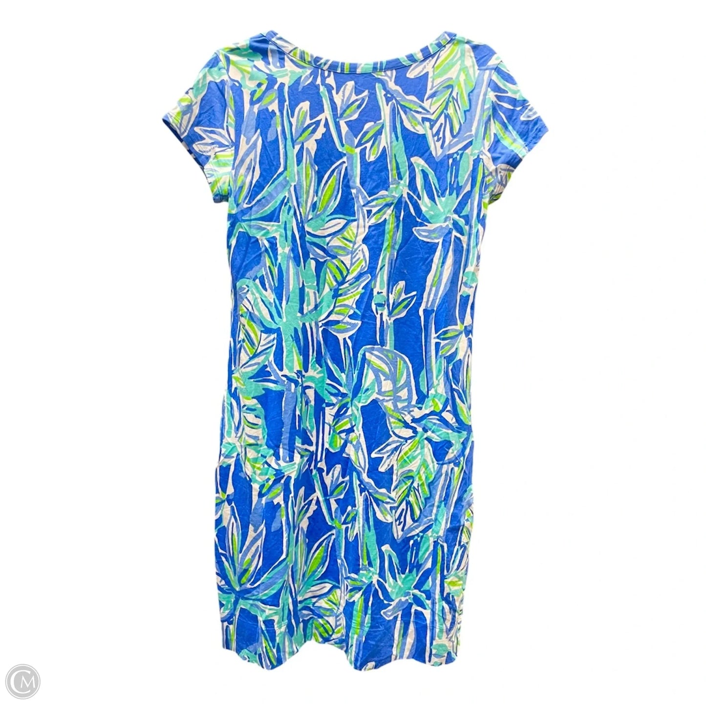Dress Casual Short By Lilly Pulitzer In Blue & Green, Size: M