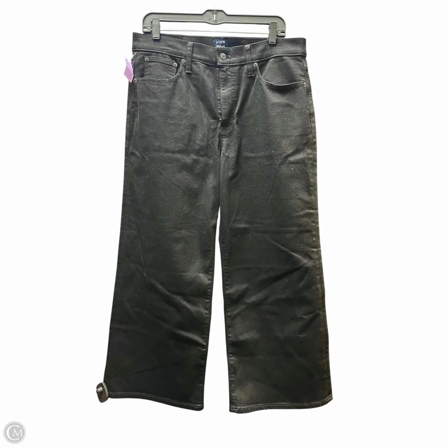 Jeans Wide Leg By J. Crew In Black, Size: 12