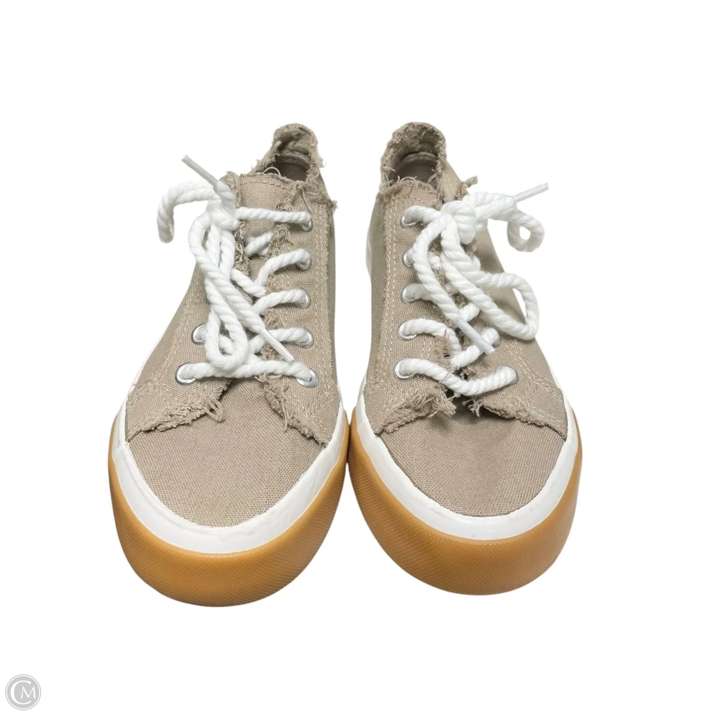 Shoes Sneakers By Serra In Tan, Size: 7