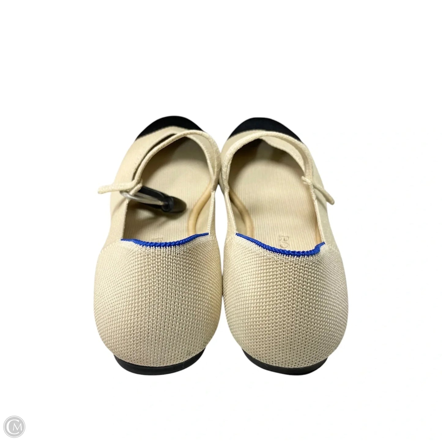 Shoes Flats By Rothys In Black & Tan, Size: 10