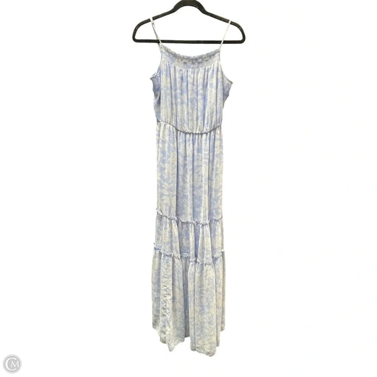 Dress Casual Maxi By Altard State In Blue & White, Size: L