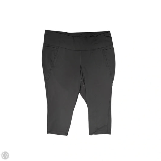 Athletic Capris By Livi Active In Black, Size: 3x