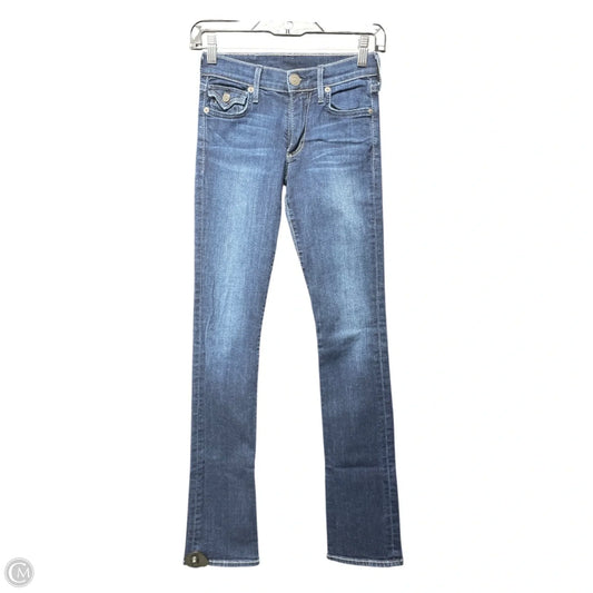 Jeans Straight By True Religion In Blue, Size: 0