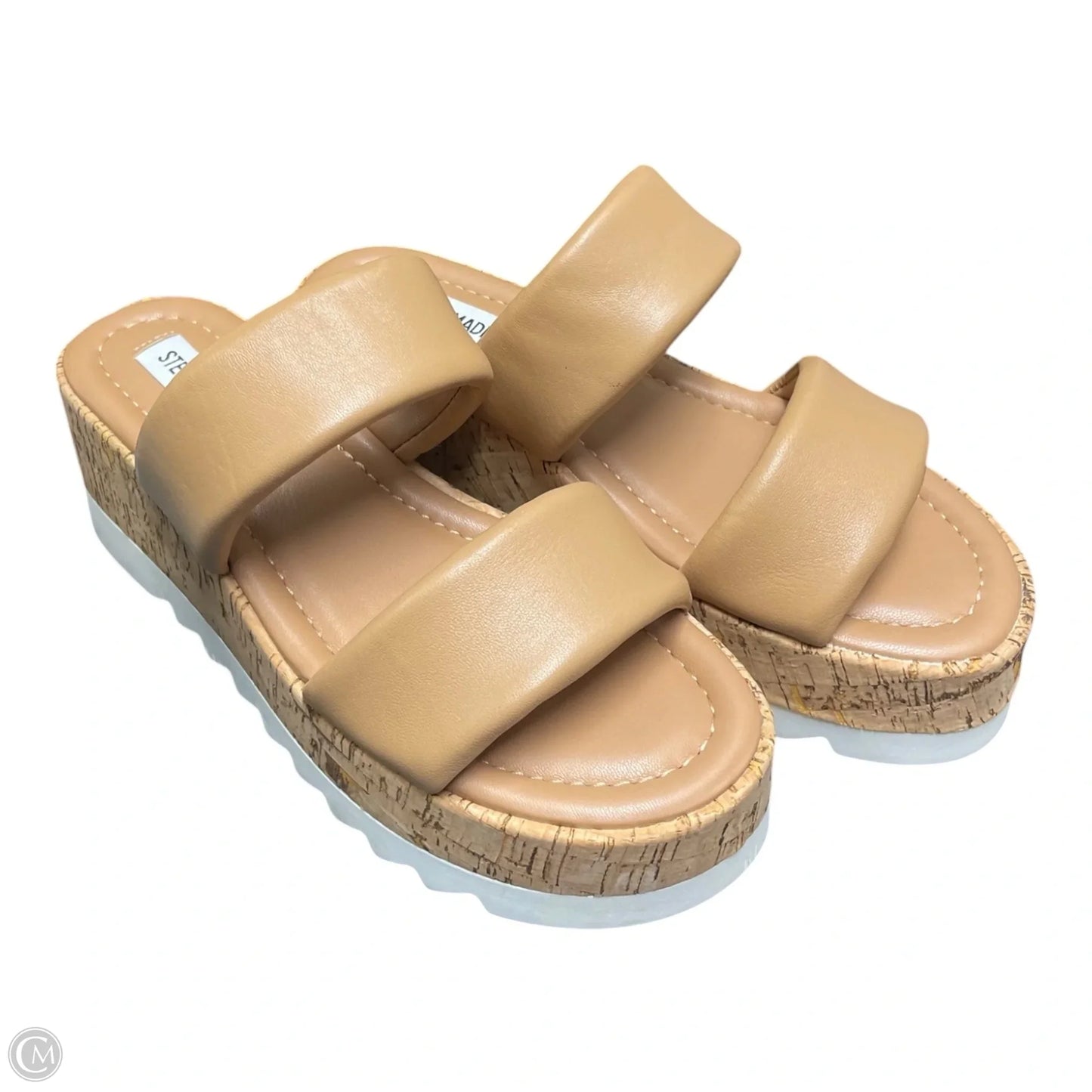 Sandals Flats By Steve Madden In Tan, Size: 6
