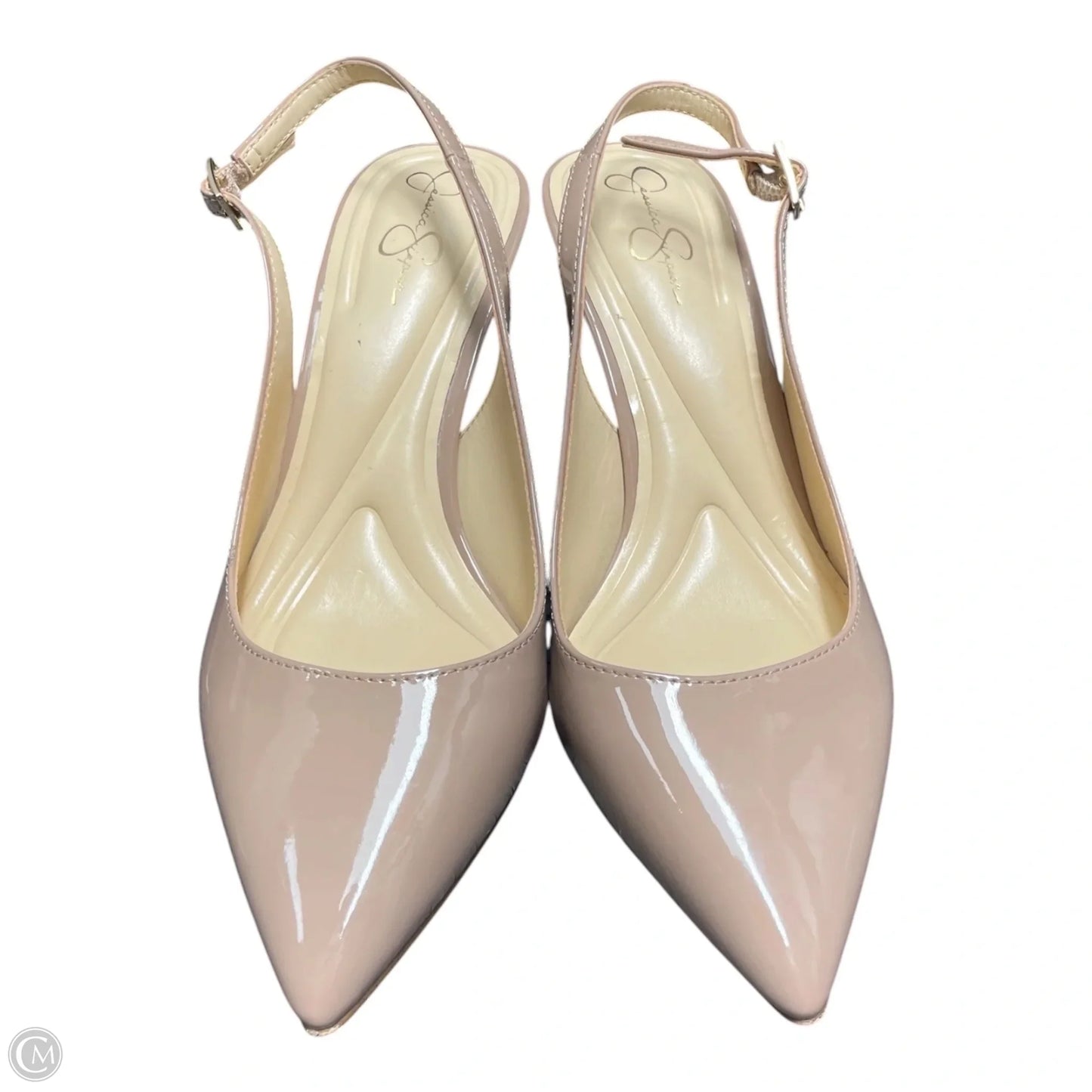 Sandals Heels Kitten By Jessica Simpson In Pink, Size: 7
