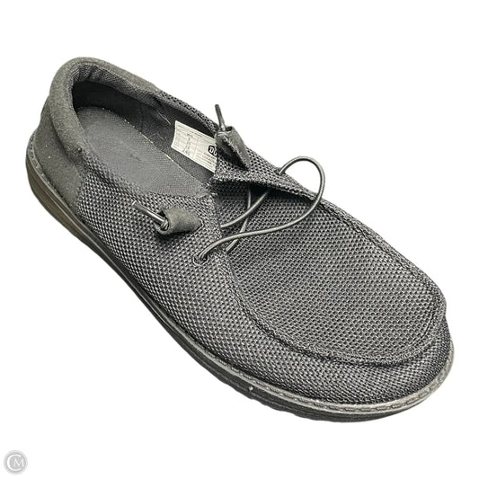 Shoes Flats By Hey Dude In Black, Size: 8