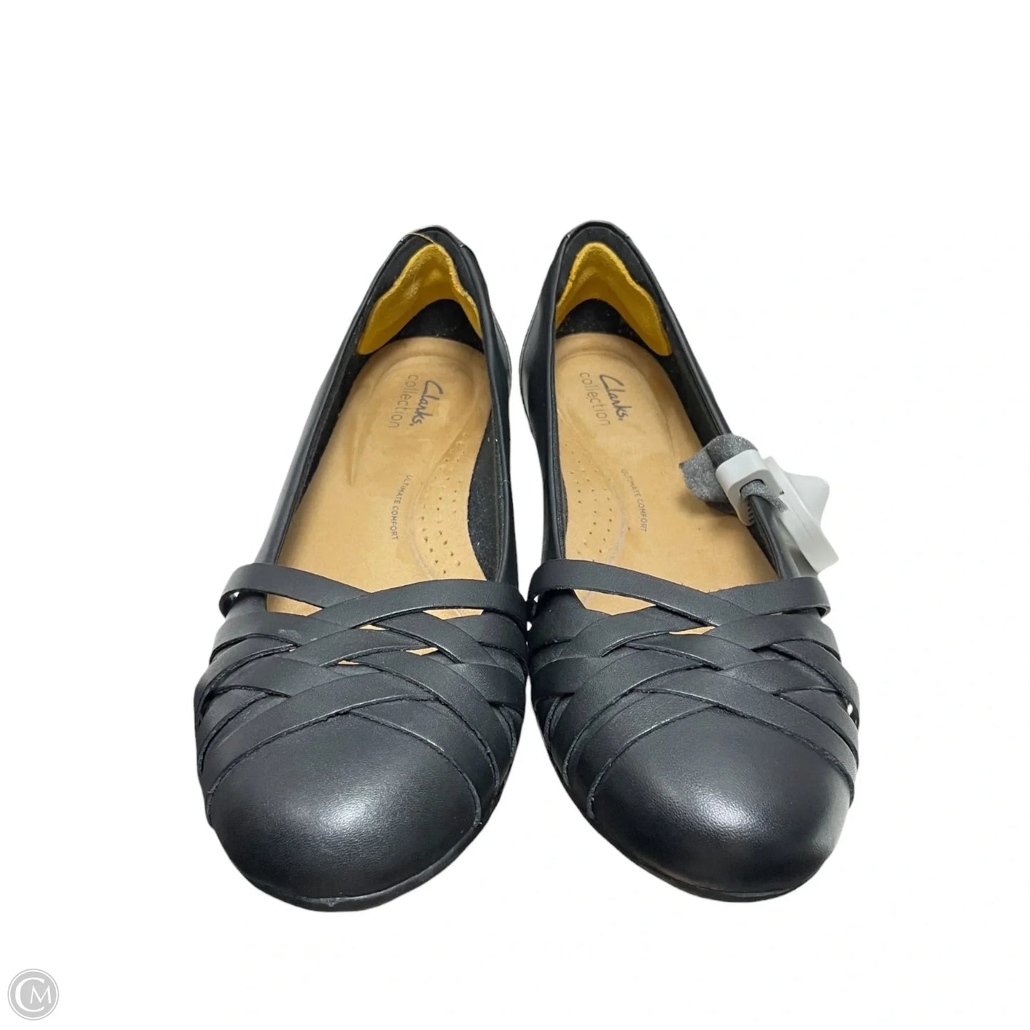 Shoes Flats By Clarks In Black, Size: 10