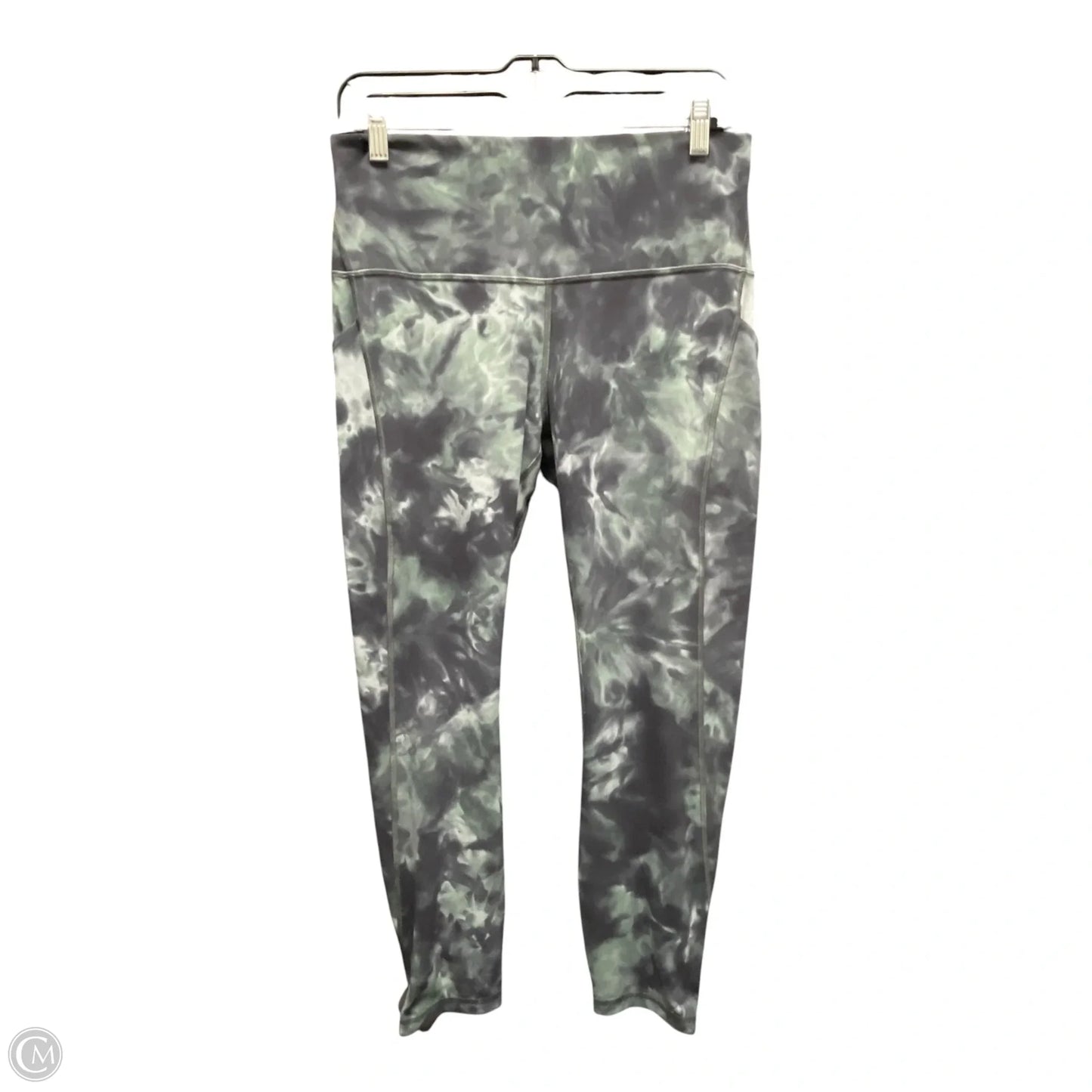 Athletic Leggings By Lululemon In Tie Dye Print, Size: 12