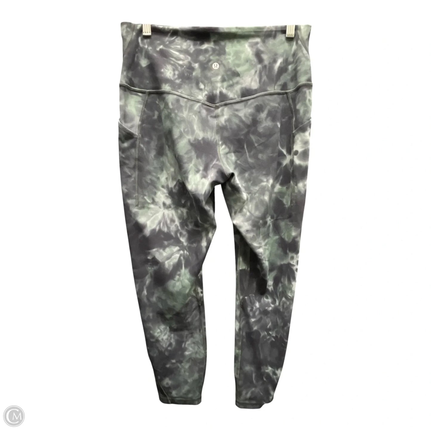 Athletic Leggings By Lululemon In Tie Dye Print, Size: 12
