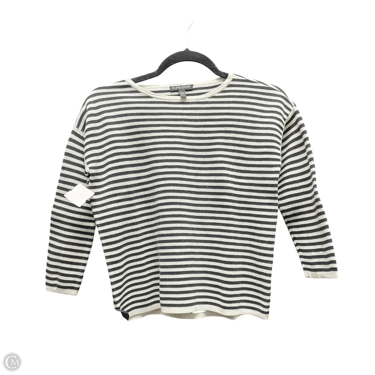 Sweater By Eileen Fisher In Striped Pattern, Size: Sp
