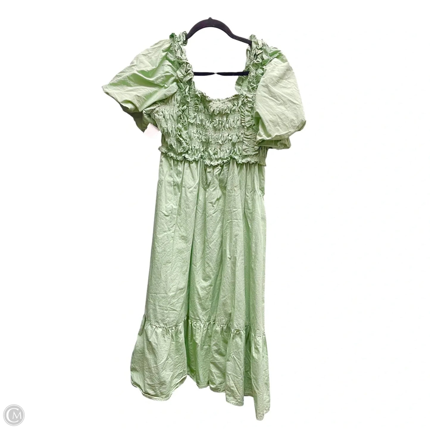 Dress Casual Midi By English Factory In Green, Size: M