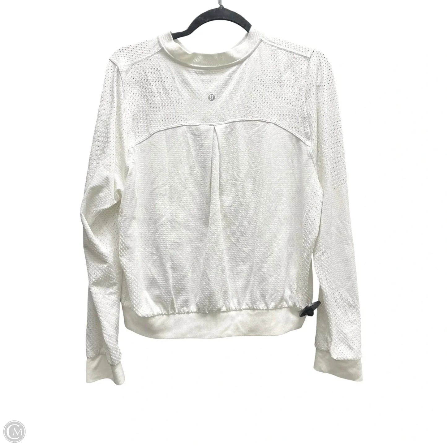Athletic Jacket By Lululemon In White, Size: 8