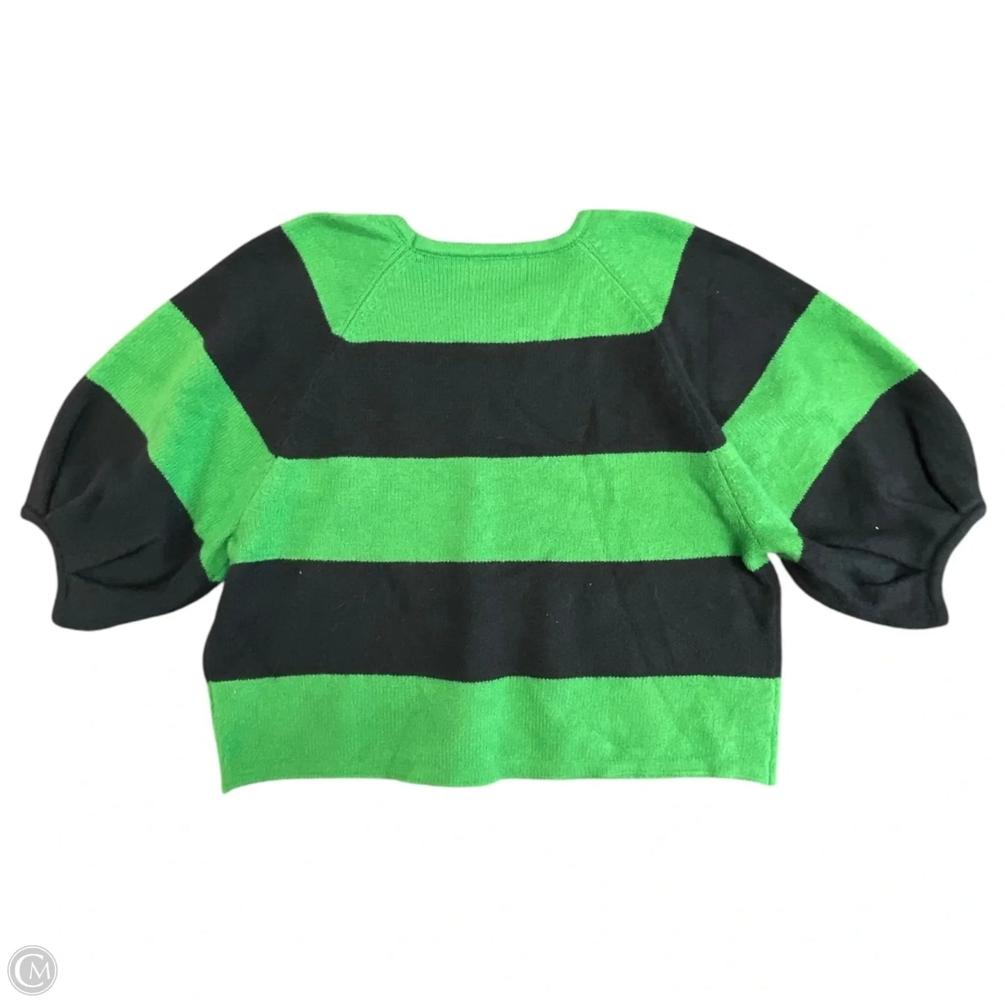 Sweater Short Sleeve By Old Navy In Striped Pattern, Size: L